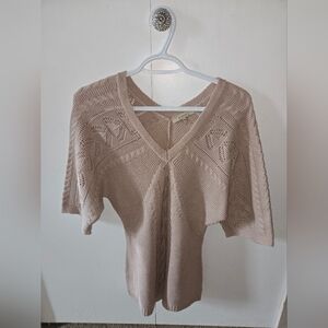 RW&CO. Taupe Knit Sweater